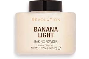 REVOLUTION BEAUTY LONDON Makeup Revolution, Loose Baking Powder, Poudre, Banana Light, 32g