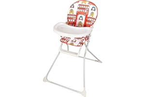 Babyway Baby High Chair with Bus Print Padded Seat by Jane Foster