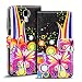 Produktbild Samsung Galaxy S4, S4 LTE Muster Hülle, Conie Mobile Handytasche Bookstyle Schutzhülle Motiv Bilderhülle Wallet Tasche, PU Leder Tasche