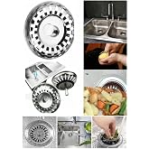 Trash Stainless Steel Siphon Strainer 8 Cm Sink Sink Strainer Sink Expense Strainer