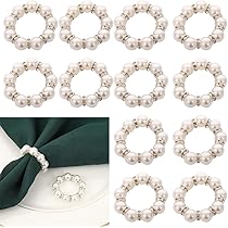 12 Anelli Portatovaglioli In Metallo Shinowa - Intrecciati, Eleganti, Per Matrimoni E Tavole Festive