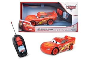 Dickie Toys – Radiocomando Cars Saetta McQueen 1:32 (Scala 1:32, 2,4 GHz, Velocità fino a 7 km/h, Auto Telecomandata Disney Pixar Cars, per Bambini dai 4 Anni in su)