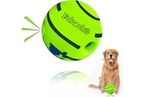 Yiateoit Toy Balls for Dogs Squeaky Ball for Dogs Indestructible Dog Balls Dog toys Durable Ball for Indoor & Outdoor (Green, 5.11 Inch)
