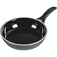 Silit 2110181835 Uncoated Professional with Flame Protection Silargan Functional Ceramic Frying Pan, Black, 24 cm