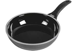 Silit Profesjonalna patelnia o wysokości 24 cm, ceramika funkcyjna Silargan, indukcja, uchwyt z tworzywa sztucznego, czarny, 2,2 l