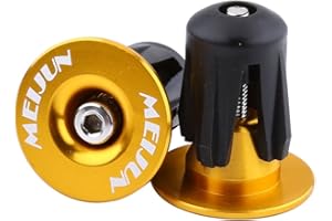 VBESTLIFE 2pcs Bicycle Handlebars Bar Grips End Plugs Bar End Plugs Perfect for Most Bicycles Road Bike