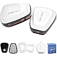 Respirator Mask Cartridges Filters Replacement, MODUSKYE Respirator Mask Cartridge Filter Set Repalce Replaceable Accessories Set for Painting, Organic Vapor, Dust, Spraying Respirator Mask