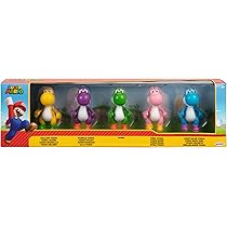 Nintendo Yoshi Figures Set of 5, 6.5 cm : Amazon.co.uk: Toys & Games