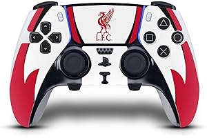 Head Case Designs Officially Licensed Liverpool Football Club Side Details Art Vinyl Sticker Gaming Skin Decal Cover Compatible With Sony PlayStation 5 PS5 DualSense Edge Controller