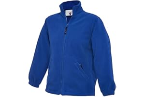 247-Clothing Childrens Fleece Jacket Premium Kids Uniform, Age 2 to 13