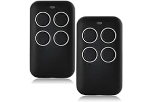 BESELOA Mando a Distancia Universal BIP - 433 MHz - Iluminación Exterior Automática para Puertas de Garaje - Largo Alcance - Amplia Compatibilidad - Fácil Programación (2PCS)