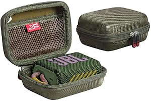 Hermitshell Hard Travel Case for JBL Go 4 / JBL GO 3 Waterproof Portable Speaker (Army Green)