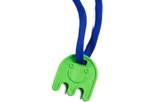 Sensory Direct Chewbuddy Ghost & Lanyard - Pack of 1, Sensory Toy for a Fidget, Chew or Teething Aid | for Kids, Adults, Autism, ADHD, ASD, SPD, Oral Motor or Anxiety Needs | Green