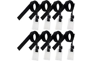 Junhui Universal Befestigungsband für Pool Aufroller, 8-er Set Befestigungsbänder und Klammern und Schnallen für Poolfolie Solarfolie, Haltebänder für Poolabdeckung