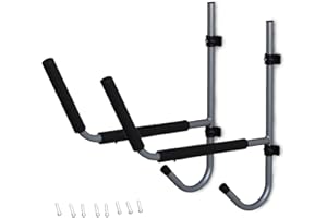 Legacy Watersports Heavy Duty Kayak SUP Paddleboard Wall Rack | Storage Wall Mount Folding Indoor Outdoor | Surfboard SUP Ladder Canoe