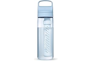 LifeStraw Go Series - Botella con filtro de agua. Filtra bacterias, parasitos y microplasticos. 650 ml