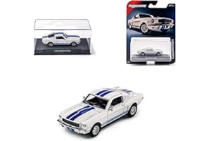 Majorette, Collection 1965 Shelby GT350, Metal, Escala 1:64, Llantas Originales, retrovisores Pintados, Ruedas de Goma, Faros realistas,Especial coleccionista, 14 años (8505001002)