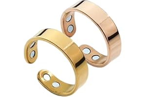 GENERIC Calmi Ring, Calmi Ring Women-With Ultra Strength Magnets, Adjustable Magnetic Smart Ring for Anxiety Reduction, Better Sleep