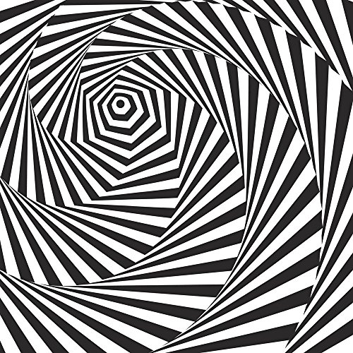 Pitaara Box Abstract Vasarely Optical Effect Unframed Canvas Painting 18 X 18Inch