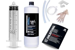 Octopus Nettoyeur de Buses, Nettoyeur de têtes d'impression Compatible avec Les têtes d'impression Epson avec adaptateurs pour tuyaux (1000 ML)