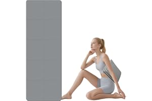 WINDFROMORT Tapis Yoga - Tapis Pilates Pliable - Yoga Mat TPE - Tapis De Sport 183x61cm - 5mm Épais Tapis Yoga Voyage Pour Gym Et Voyage