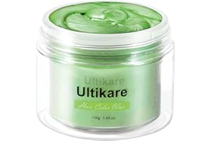 ‎ULTIKARE Temporäre Haarfarbe Creme, Ultikare Haarfarbe Wachs Temporäre Haarfarbe Set Instant DIY Cosplay für Karneval Weihnachten Halloween-Partys für Männer und Frauen (Grün)…