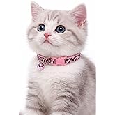 KEDİ BOYUN TASMASI ZİLLİ VE AYARLANABİLİR ALACA DESENLİ
