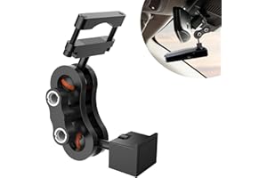 SDSACZMU Radar Detector Mount, Aluminum Rear View Mirror Rod Radar Mount, for Escort Max360c, Max 3, X IXc, Redline EX Beltronics Cobra DualPro GT 360 Radar Detector,