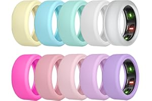 SimpleThings Ochraniacz na Smart Ring kompatybilny z Oura Ring Gen4/3, RingConn/Ultrahuman/Samsung Galaxy, odporne na zarysowania silikonowe etui ochronne