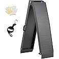 gardhom Aluminum Loading Ramp 203x28cm Folding Motorcycle Ramp 340KG Loading Capacity for ATV UTV Trucks Motorbike, with Rubber Tipped Fingers, 1Pack