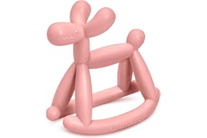 Miraloop Beißring für Baby, Jellydog Beißring Spielzeug aus Lebensmittelechtes Silikon, wundes Zahnfleisch zu Stimulieren und zu Massieren Geeignet für ab 3 Monaten Babys