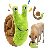 Tineke Snail Plush Dog Voice Toy Award Food Storage And Chewing Toy 1 PIECE