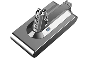 DTK V11 Batteria di ricambio per Dyson SV14 Absolute Fluffy Cordless Aspirapolvere 25.2V 3.8Ah Applicabile alle batterie fissate con viti 【Non applicabile SV15 installazione con pulsante】