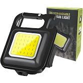 Mini Led Fener Taşınabilir &Ccedil;ok Fonksiyonlu , Y&uuml;ksek L&uuml;men, COB Anahtarlık, Dış Mekan İ&ccedil;in Şarj Edilebilir Acil Durum Işığı, M