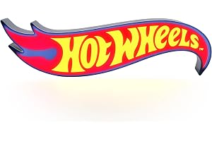 Hot Wheels logotyplampa, officiellt licensierad racinglampa, spelrumsdekoration, present för pojkar och flickor, biltillbehör för sovrum
