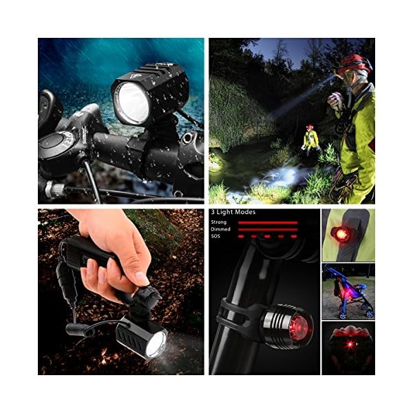 wasaga bike tail light