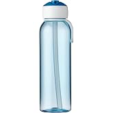 Mepal &ndash; Pipetli i&ccedil;ecek şişesi Campus Flip-up 500 ml mavi &ndash; &Ccedil;ocuklar i&ccedil;in pipetli su şişesi &ndash; gazlı asitlere uygundur &ndash; sızdır