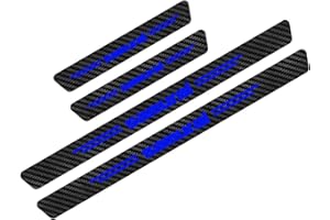 WYXAXNM 4 Piezas Fibra Carbono Umbral De Puerta De Coche para Suz-uki Samurai, Adhesivos Para Umbral De Puertas De Automóviles Pegatinas De ProteccióN De Pedal Bienvenidos Pedal Umbral Accesorio
