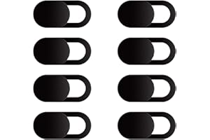 Aestustheri 8 Pack Laptop Accessories – Ultra-Thin 0.03in Webcam Cover Slider for Privacy, Sliders for Laptop, Desktop, PC, MacBook, iPad, iPhone, Smartphone