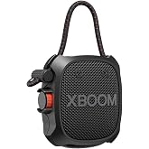 LG XBOOM Go XG2TBK Taşınabilir Bluetooth hoparl&ouml;r, Askeri Sınıf, 10 Saatlik Pil &Ouml;mr&uuml;