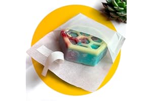 Simplelifeco UK 50 Square Peel & Seal Glassine Bags (125 x 125mm) | Self Adhesive Glassine Paper Envelopes for Wax Melts