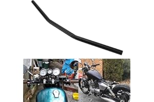 JFG RACING Universal 25mm 7/8 "barra de arrastre del manillar de la motocicleta para Sportster Cruiser XL 883 1200 Chopper personalizado Softail Dyna Street Bob negro