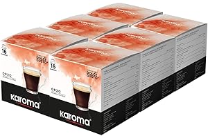 CAFFÈ KAROMA Karoma® capsule compatibili con Nescafè Dolce Gusto (96, Orzo)