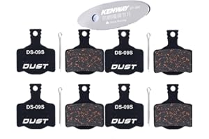 CYCEARTH Lot de 4 Paires de Plaquettes de Frein de vélo pour Magura MT2 MT4 MT6 MT8 (Semi-métallique)