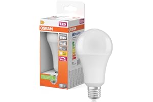 OSRAM Dimbar LED-lampa med E27-sockel, varmvit (2700 K), klassisk glödlampsform, 21 W, ersättning för 150 W-glödlampa, matt