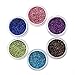 Honearn 12 Mix Colours Glitter Pots Nail Art Makeup Decoration Powder Set