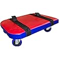 Scooter Board for Occupational Therapy: Enhance Mobility, Strength, and Coordination with This Essential Therapy Equipment for Kids and Adults in Occupational Therapy Sessions (Red, 24 x 18 inch)