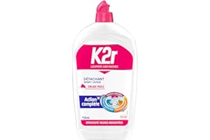 K2r Action Complète Turbo – Flacon (750mL) – Détachant avant-lavage Ciblage Facile – Tous types de taches – Même Incrustées
