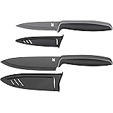 WMF 1879086100 Set di 2 Coltelli, Acciaio inossidabile, Nero
