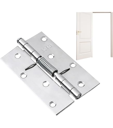 COPPIA CERNIERA BOMMER MOLLA BRONZO 75 MM ANTE PORTA PORTE FAR WEST SALOON